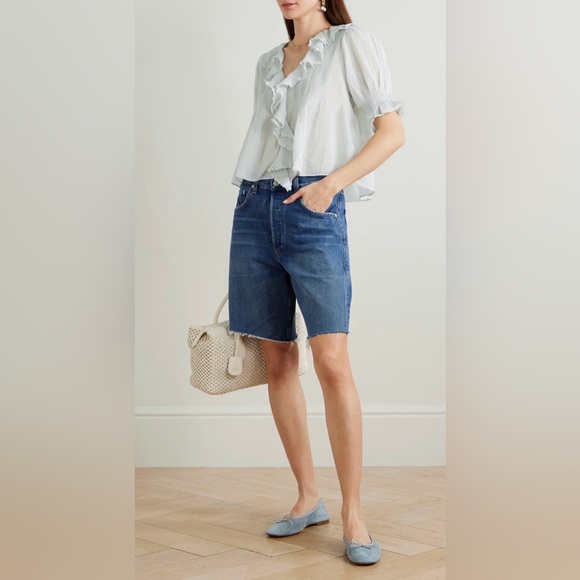 DOEN Henri Top in Alice Blue, Size S, Excellent Condition - Picture 6 of 16